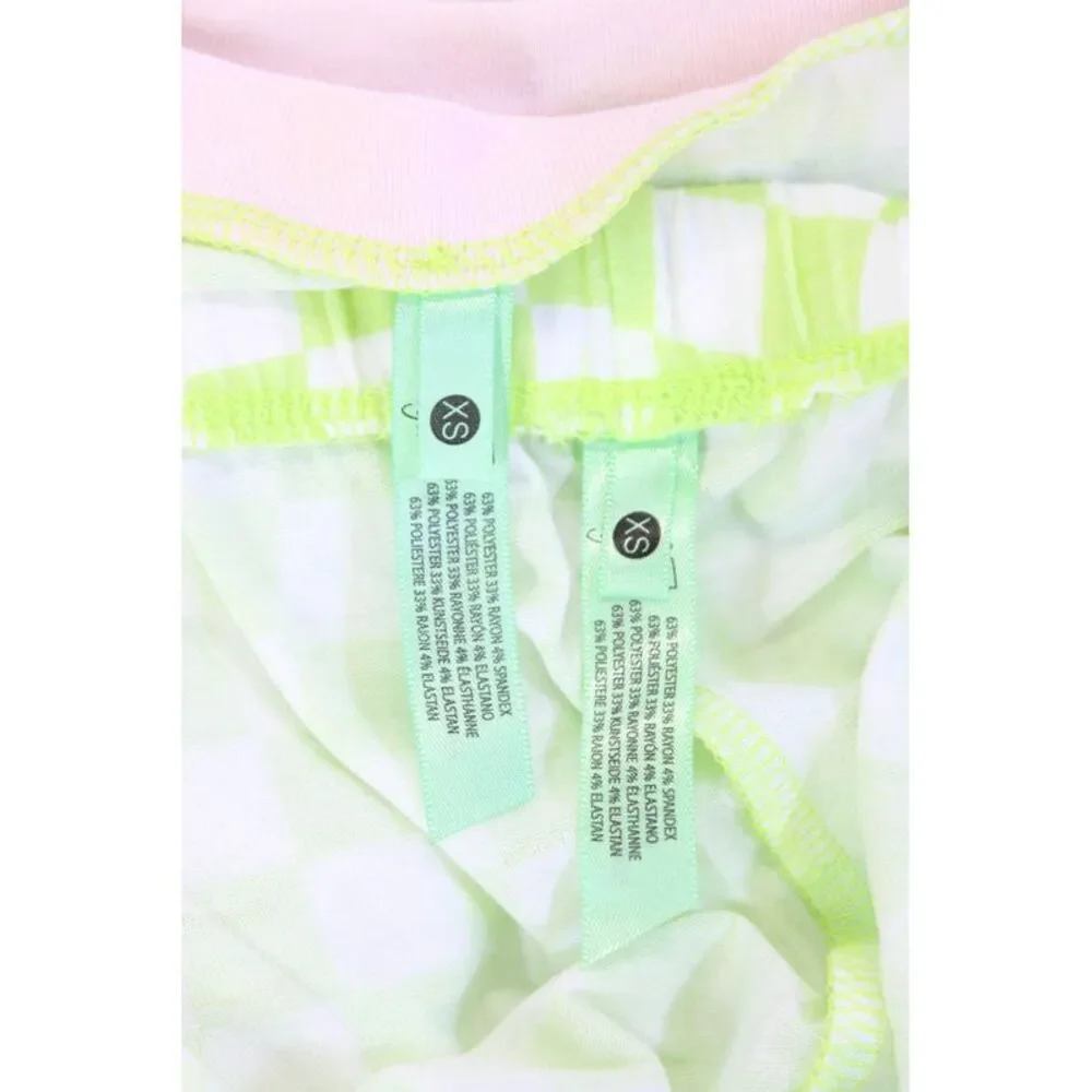 Honeydew Women's Star Seeker Lounge Set Iguana Check Green Size XS
